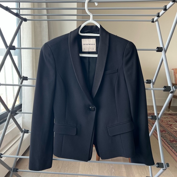 Armani black blazer with jewel buttons size 40 - Picture 2 of 10